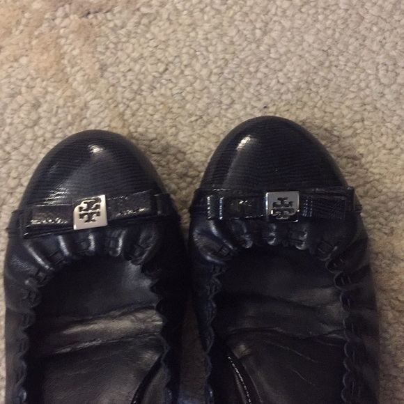 TORY BURCH Black Ballet Flats - Picture 2 of 4